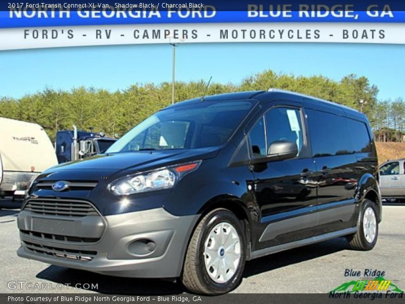 Shadow Black / Charcoal Black 2017 Ford Transit Connect XL Van