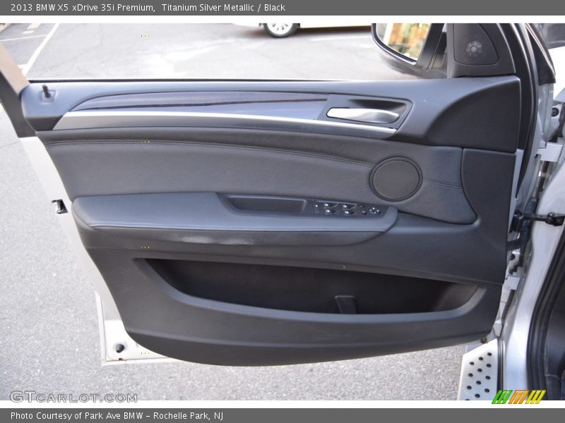 Titanium Silver Metallic / Black 2013 BMW X5 xDrive 35i Premium