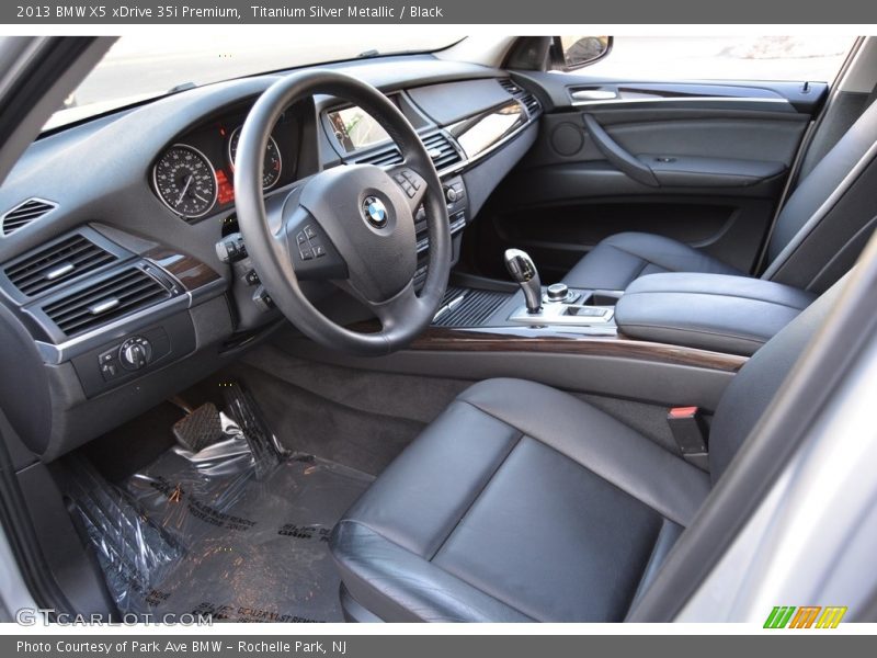 Titanium Silver Metallic / Black 2013 BMW X5 xDrive 35i Premium