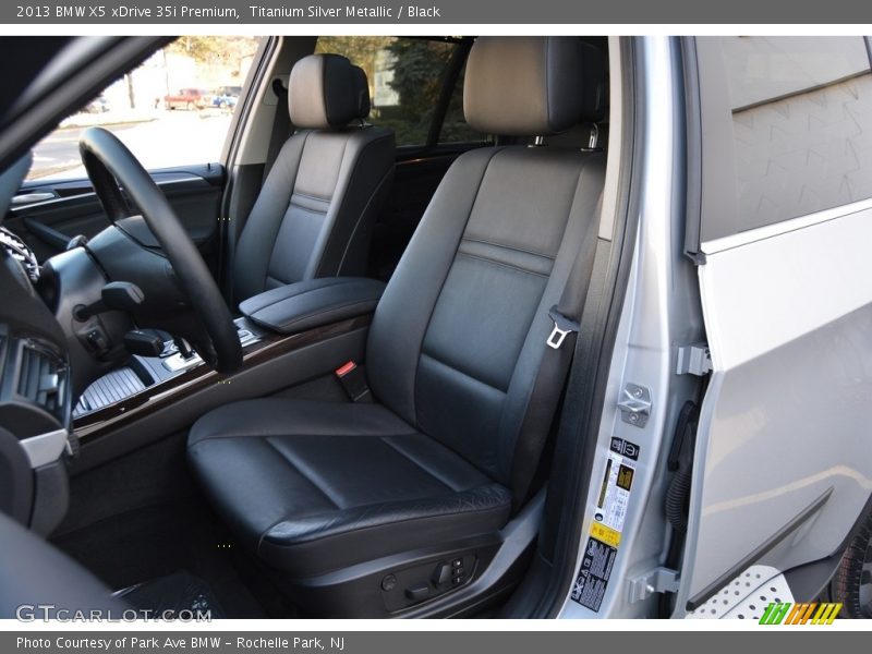 Titanium Silver Metallic / Black 2013 BMW X5 xDrive 35i Premium