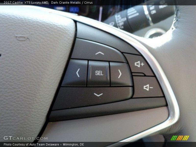Dark Granite Metallic / Cirrus 2017 Cadillac XT5 Luxury AWD