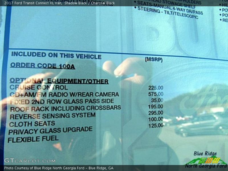 Shadow Black / Charcoal Black 2017 Ford Transit Connect XL Van