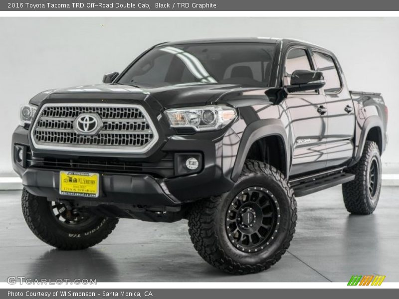 Black / TRD Graphite 2016 Toyota Tacoma TRD Off-Road Double Cab