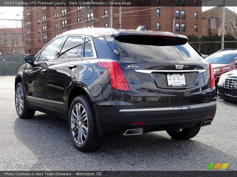Dark Granite Metallic / Sahara Beige 2017 Cadillac XT5 Premium Luxury