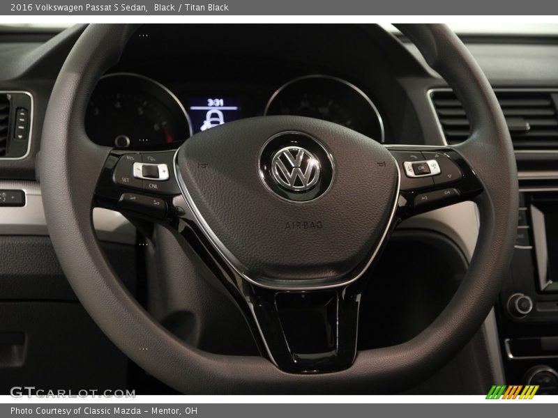  2016 Passat S Sedan Steering Wheel