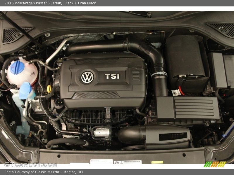  2016 Passat S Sedan Engine - 1.8 Liter Turbocharged TSI DOHC 16-Valve 4 Cylinder