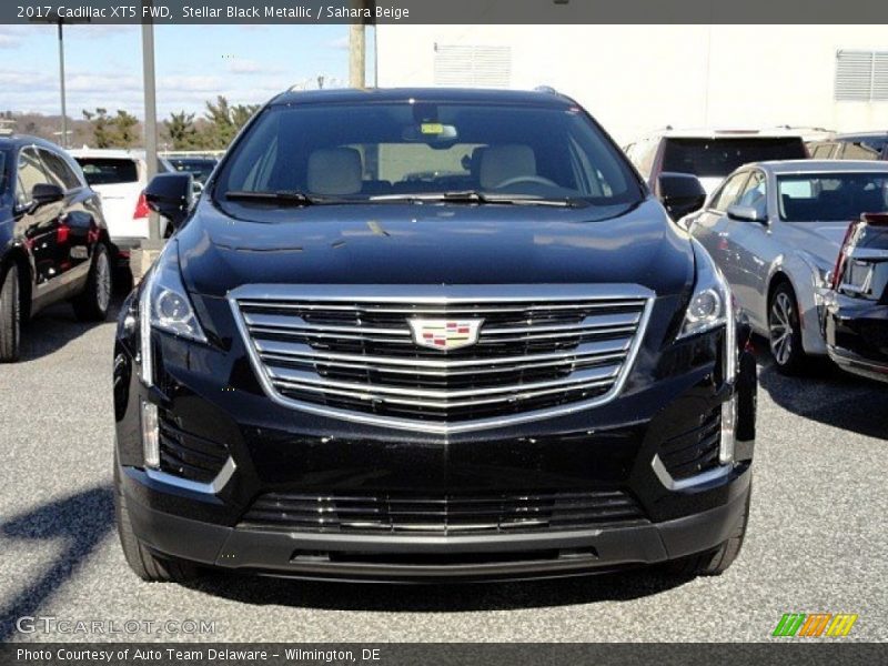 Stellar Black Metallic / Sahara Beige 2017 Cadillac XT5 FWD