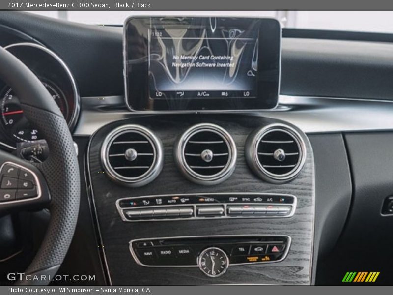 Black / Black 2017 Mercedes-Benz C 300 Sedan