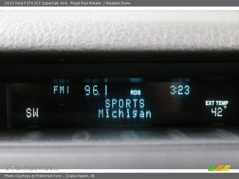 Audio System of 2010 F150 XLT SuperCab 4x4