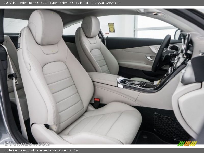 Selenite Grey Metallic / Crystal Grey/Black 2017 Mercedes-Benz C 300 Coupe