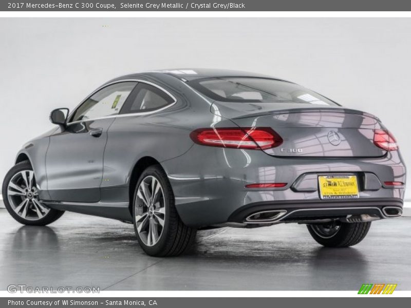 Selenite Grey Metallic / Crystal Grey/Black 2017 Mercedes-Benz C 300 Coupe