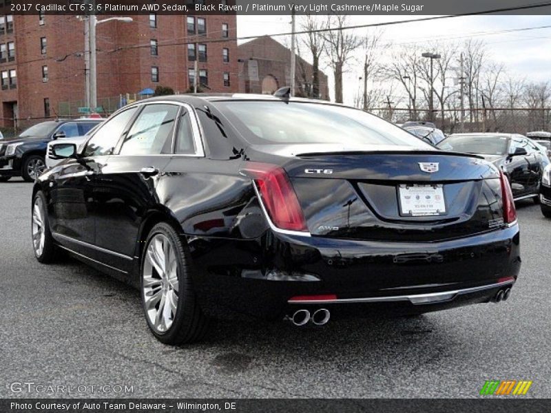 Black Raven / Platinum Very Light Cashmere/Maple Sugar 2017 Cadillac CT6 3.6 Platinum AWD Sedan