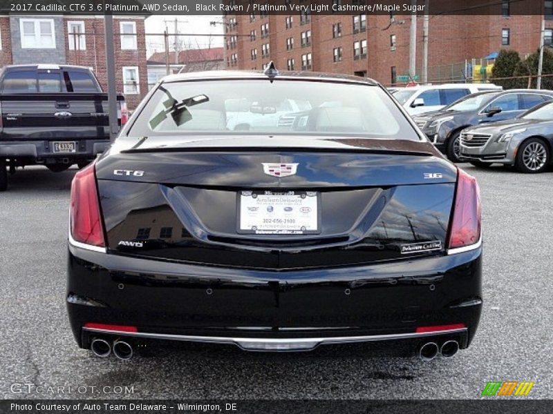 Black Raven / Platinum Very Light Cashmere/Maple Sugar 2017 Cadillac CT6 3.6 Platinum AWD Sedan