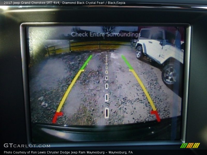 Diamond Black Crystal Pearl / Black/Sepia 2017 Jeep Grand Cherokee SRT 4x4