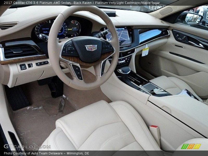  2017 CT6 3.6 Platinum AWD Sedan Platinum Very Light Cashmere/Maple Sugar Interior