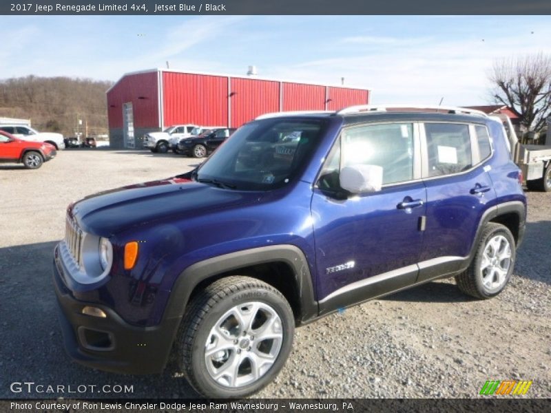 Jetset Blue / Black 2017 Jeep Renegade Limited 4x4