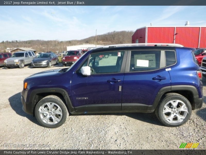 Jetset Blue / Black 2017 Jeep Renegade Limited 4x4