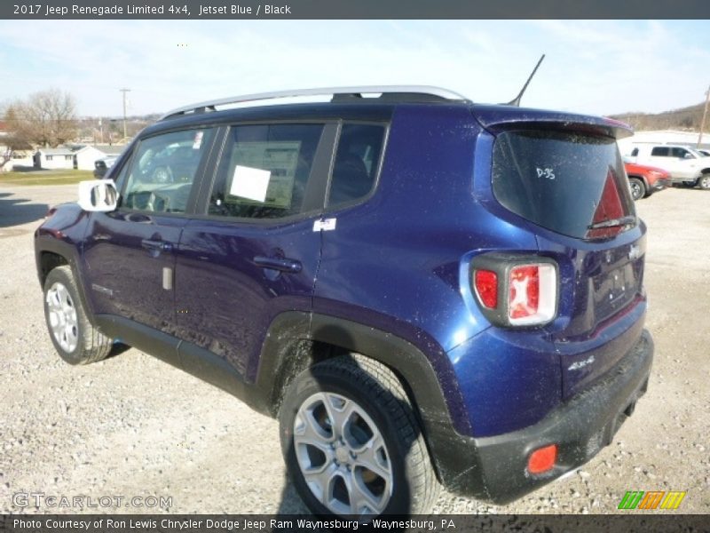 Jetset Blue / Black 2017 Jeep Renegade Limited 4x4