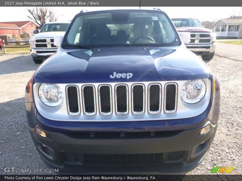 Jetset Blue / Black 2017 Jeep Renegade Limited 4x4