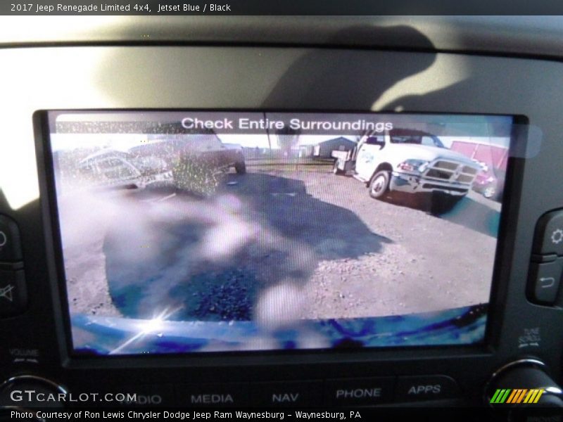 Jetset Blue / Black 2017 Jeep Renegade Limited 4x4