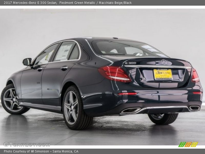 Piedmont Green Metallic / Macchiato Beige/Black 2017 Mercedes-Benz E 300 Sedan