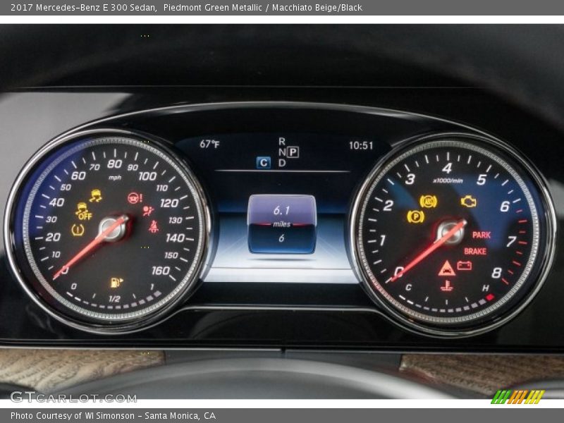 Piedmont Green Metallic / Macchiato Beige/Black 2017 Mercedes-Benz E 300 Sedan