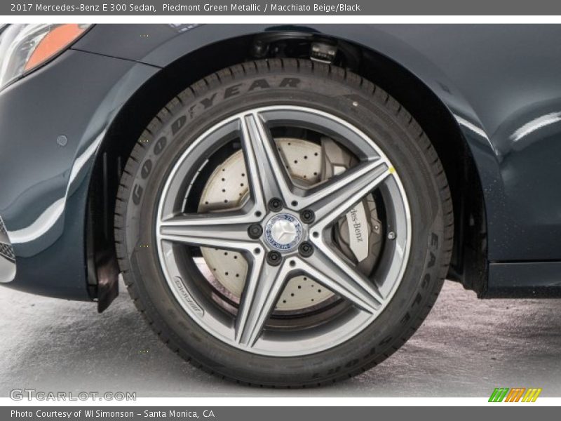 Piedmont Green Metallic / Macchiato Beige/Black 2017 Mercedes-Benz E 300 Sedan