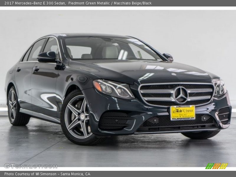 Piedmont Green Metallic / Macchiato Beige/Black 2017 Mercedes-Benz E 300 Sedan