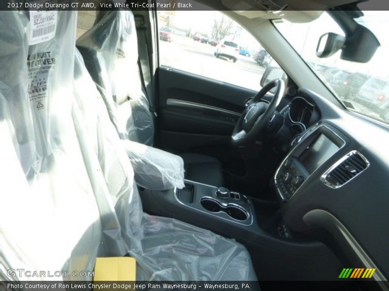 Vice White Tri-Coat Pearl / Black 2017 Dodge Durango GT AWD