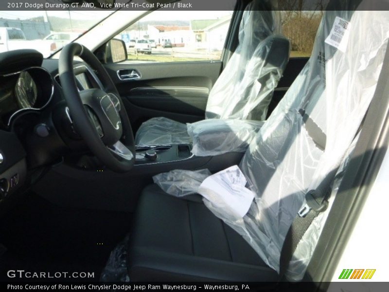 Vice White Tri-Coat Pearl / Black 2017 Dodge Durango GT AWD