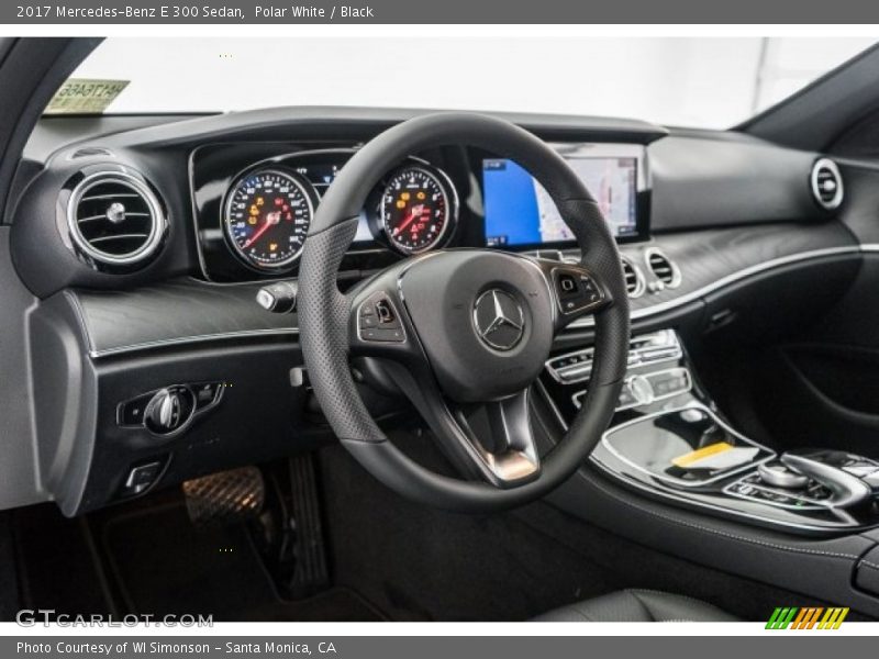Polar White / Black 2017 Mercedes-Benz E 300 Sedan