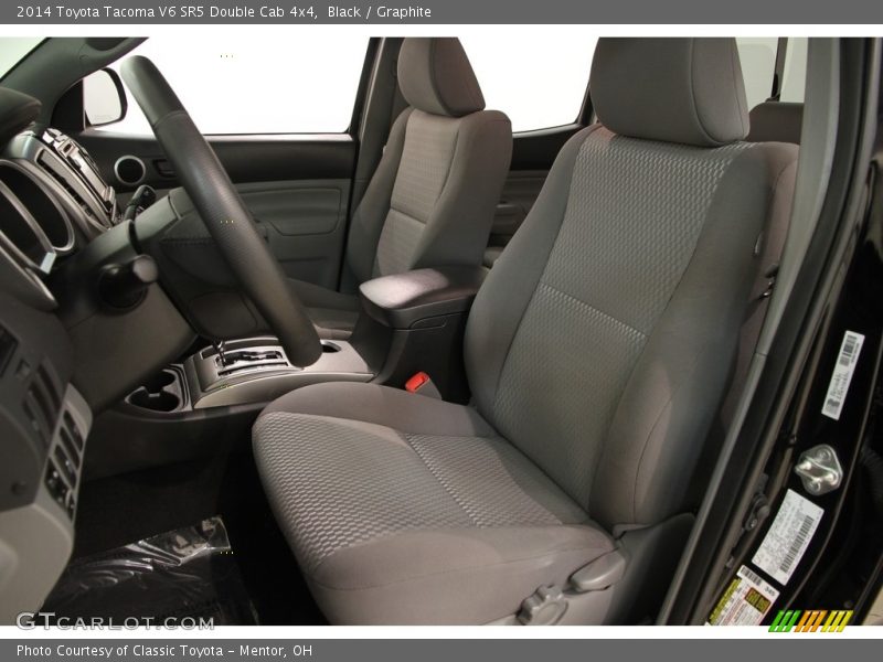 Black / Graphite 2014 Toyota Tacoma V6 SR5 Double Cab 4x4