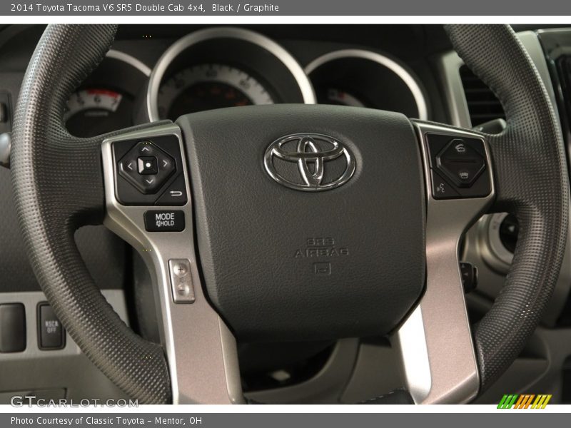 Black / Graphite 2014 Toyota Tacoma V6 SR5 Double Cab 4x4