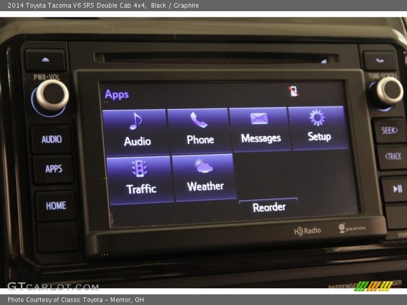 Black / Graphite 2014 Toyota Tacoma V6 SR5 Double Cab 4x4
