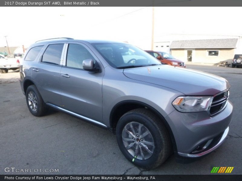 Billet Metallic / Black 2017 Dodge Durango SXT AWD