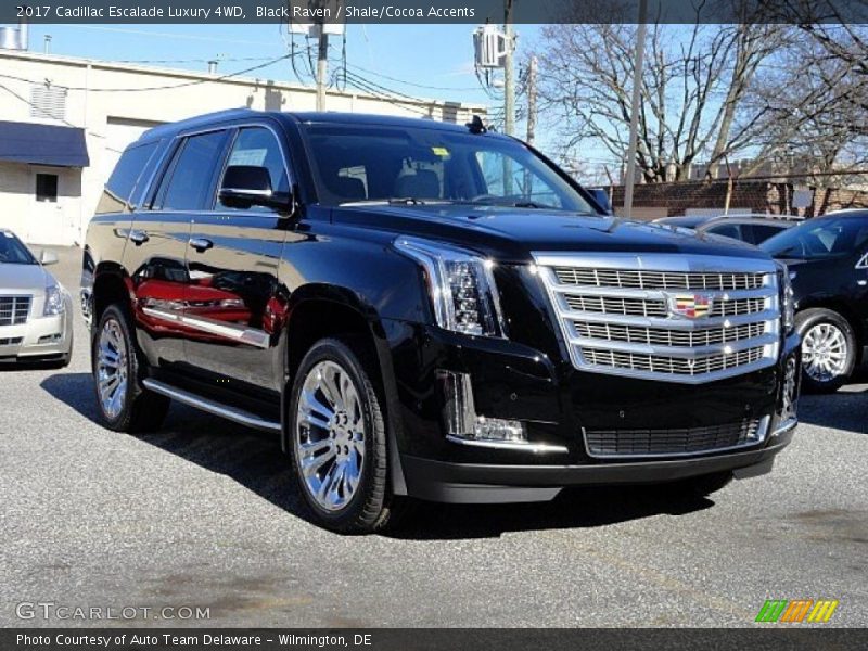 Black Raven / Shale/Cocoa Accents 2017 Cadillac Escalade Luxury 4WD