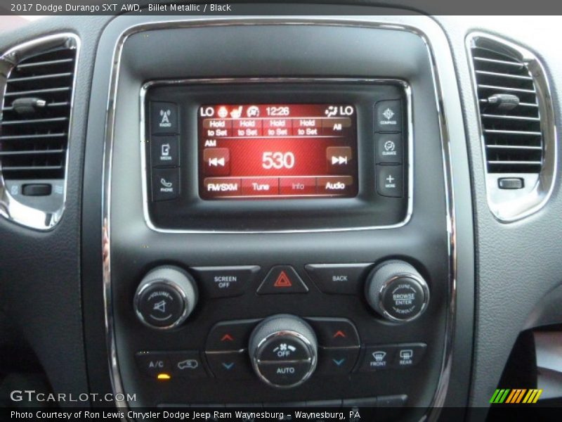 Billet Metallic / Black 2017 Dodge Durango SXT AWD