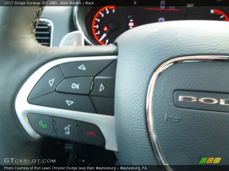 Billet Metallic / Black 2017 Dodge Durango SXT AWD