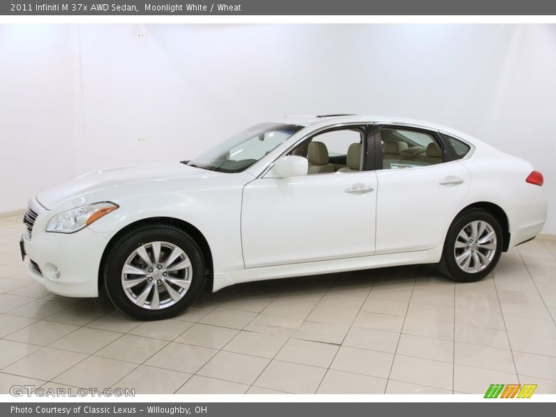 Moonlight White / Wheat 2011 Infiniti M 37x AWD Sedan