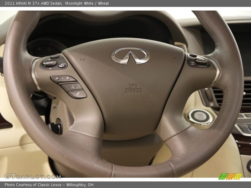 Moonlight White / Wheat 2011 Infiniti M 37x AWD Sedan