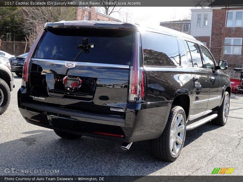 Black Raven / Shale/Cocoa Accents 2017 Cadillac Escalade ESV Luxury 4WD