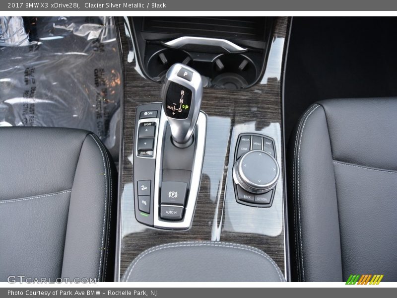 Glacier Silver Metallic / Black 2017 BMW X3 xDrive28i