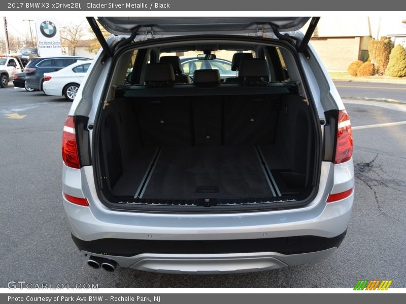 Glacier Silver Metallic / Black 2017 BMW X3 xDrive28i