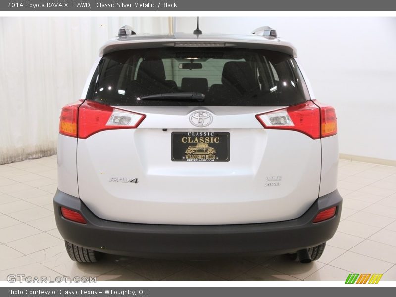 Classic Silver Metallic / Black 2014 Toyota RAV4 XLE AWD