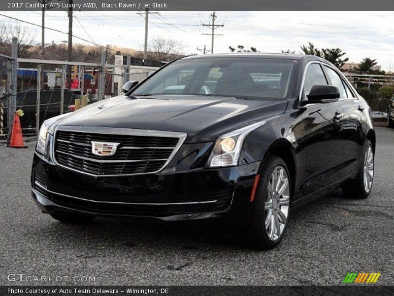 Black Raven / Jet Black 2017 Cadillac ATS Luxury AWD