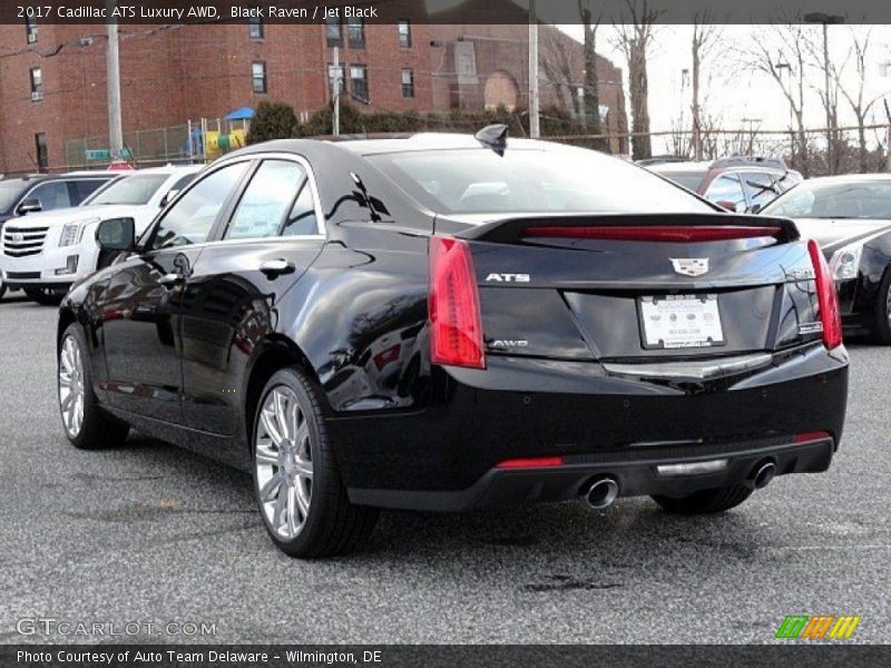 Black Raven / Jet Black 2017 Cadillac ATS Luxury AWD