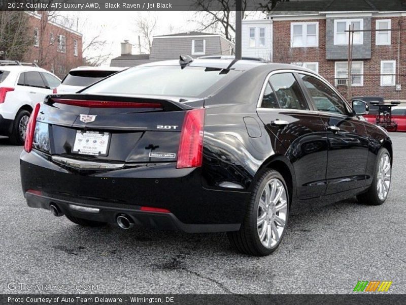 Black Raven / Jet Black 2017 Cadillac ATS Luxury AWD