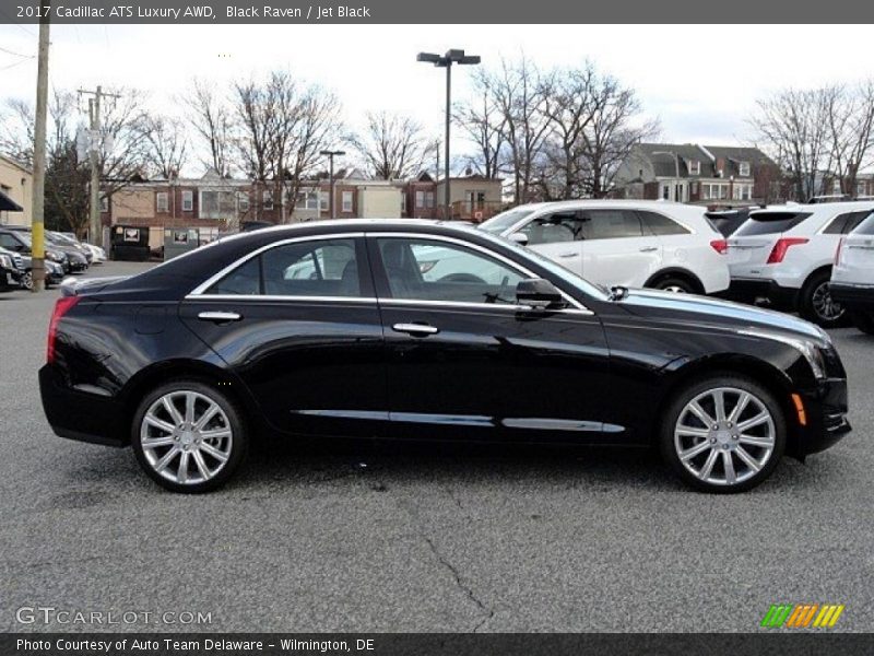 Black Raven / Jet Black 2017 Cadillac ATS Luxury AWD