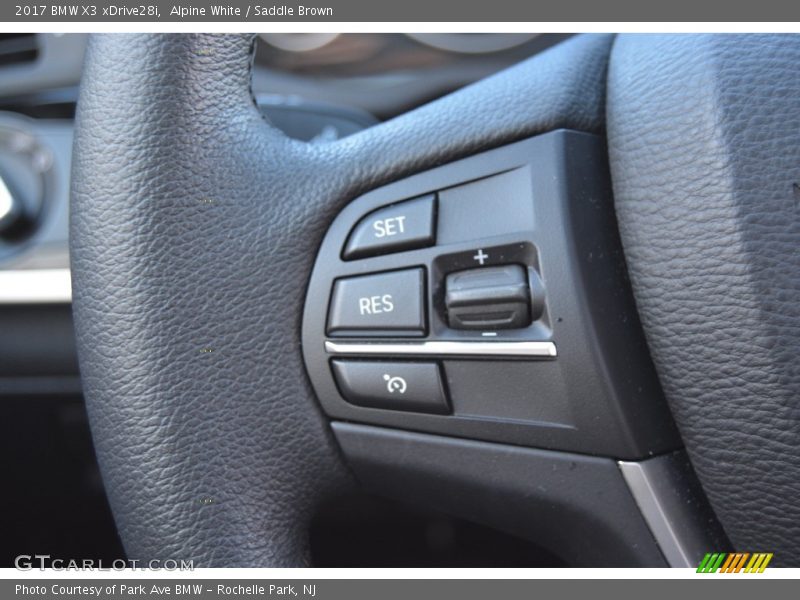 Alpine White / Saddle Brown 2017 BMW X3 xDrive28i