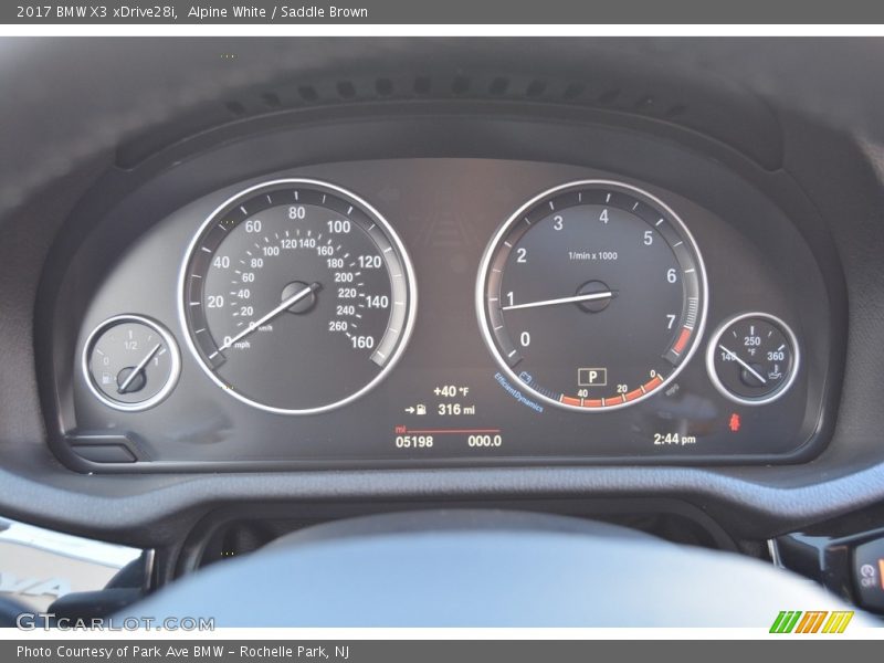 Alpine White / Saddle Brown 2017 BMW X3 xDrive28i